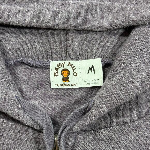 Authentic Bape 2000’s Baby Milo Full Zip Hoodie M - Picture 3 of 8